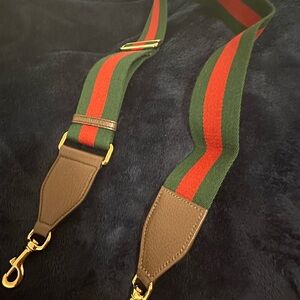 Adjustable Shoulder Canvas Strap 19.7” drop from Gucci